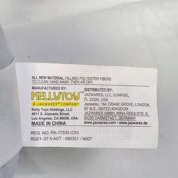 Squishmallows Blue Unicorn Plush 12" Soft Stuffed Toy - Picture 5 of 6